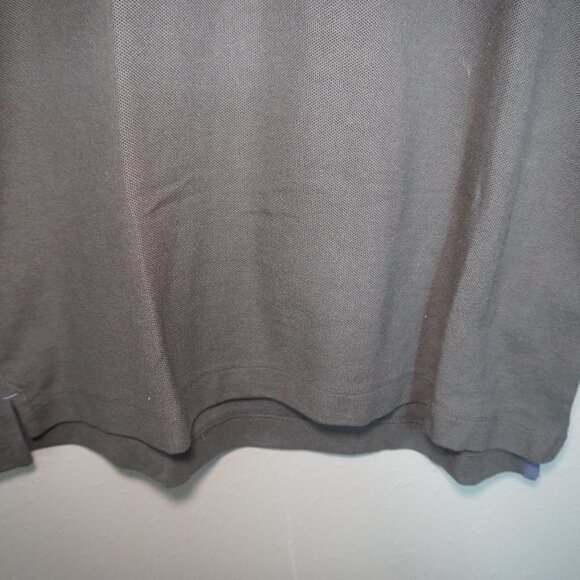 Nautica Mens Black White Logo Short Sleeve Classic Fit Polo Size Medium - Picture 3 of 7